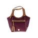 Dooney & Bourke Leather Shoulder Bag: Burgundy Bags