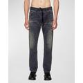 D-krooley Jogg L.32 Dark Grey Wash Denim Sweat Jeans