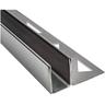 Glaszentrum Hagen - 2440x19x9 mm U Edelstahl Wandprofil - Bodenprofil - Einsatzprofil für Duschen