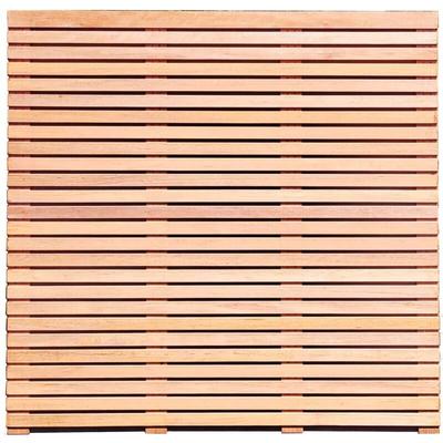 Intergard - Sichtschutzzaun Holzzaun Lamellenzaun hartholz 180x180cm (51Dielen) Image