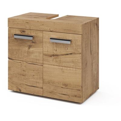 Vicco - Waschbeckenunterschrank Luna, Eiche Wotan, 60 x 56 cm Image