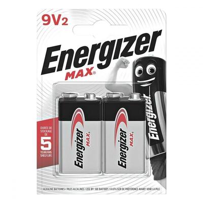 Energizer - Max Alkaline E-Block Batterie 9 v, 2er Pack Batterien Image