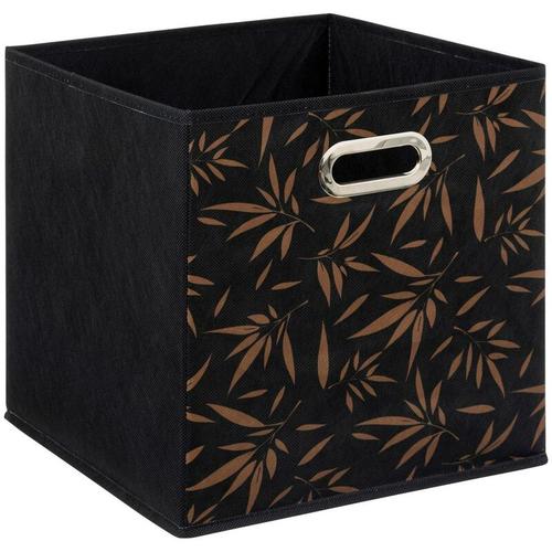 Stoffkorb 31x31cm schwarz mit mix n modul-motiven - 5five