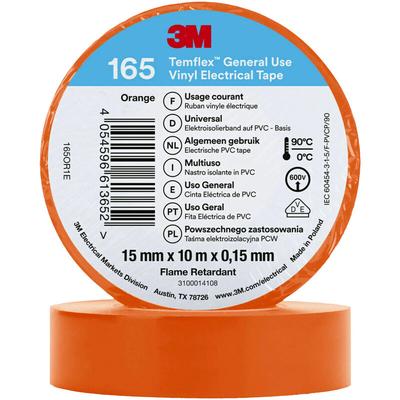 Temflex™ 165 165OR1E Isolierband Temflex™ 165 Orange (l x b) 10 m x 15 mm 1 St. - 3M Image