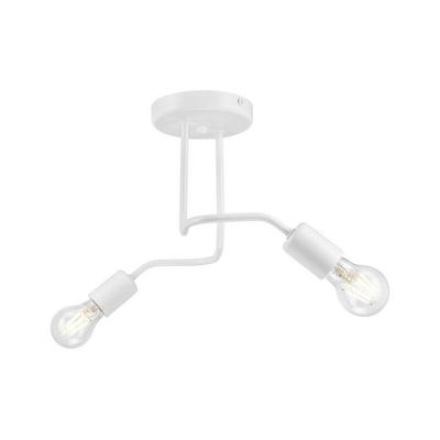 Lamkur Lighting - Lamkur Charlie Flexi Charlie Multi Arm Halbbündige Deckenleuchte Weiß, 2x E27 Image