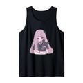 Gothic Pastell Kawaii Anime Girl mit Voodoo-Puppe Teddybär Tank Top