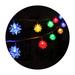 MCat String Light Creative Shape IP43 Waterproof Energy-saving Battery Operated Non-Glaring Soft Lighting Indoor Outdoor Moon Star LED String Light Ornament Party Supplies