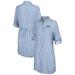 Women's Tommy Bahama Blue/White New York Jets Chambray Stripe Cover-Up Shirt Dress