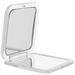 Makeup Mirror Vanity Lighted Folding Mini Mirrors Compact Travel Wallet Pocket Carry White Resin Glass