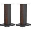 LIHONG Wood Grain Speaker Stands 1 Pair 19.7 Inch (50cm) Universal Speaker Stand Hollowed Stands Enhanced Audio Listening for Home Theaters Cinema