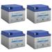 12V 26AH NB Replacement Battery Compatible with Yuntong YT-12240 - 4 Pack