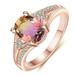 Quinlirra Easter Rings for Women Clearance Natural Stones Bridal Wedding Engagement Ring Personality Jewelry Size5-11 Easter Decor