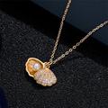 Quinlirra Easter Necklaces for Women Clearance 2022 Fashion Shells Pearl Necklace For Women Gril Wonderful Gift Easter Decor