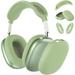 Silicone Case Cover for AirPods Max Headphones Anti-Scratch Ear Pad Case Cover/Ear Cups Cover/Headband Cover for AirPods Max Accessories Soft Silicone Skin Protector for Apple AirPods Max (Green)