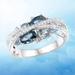 Quinlirra Easter Rings for Women Clearance Ladies Fashion Diamond Fashion Heart-Shaped Female Blue Jewelry Easter Decor
