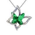 Quinlirra Easter Necklaces for Women Clearance Ladies Crystal Necklace Multicolor Fashion Pendant Necklace Easter Decor