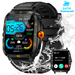 EIGIIS Military Smart Watches for Men 3ATM Waterproof Outdoor Tactical Smartwatch 1.96â€� Big Screen Rugged Sports Swimming Smart Watches for Android iOS