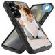 TalkingCase Personalize Custom Hybrid Slim Phone Cover Made for Samsung Galaxy S24 w/ Glass Screen Protector DIY Design Your Baby Dual-Layer Raised Edges Print in USA