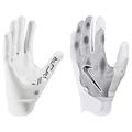 Nike Vapor Jet 8.0 Youth Football Gloves White/Black