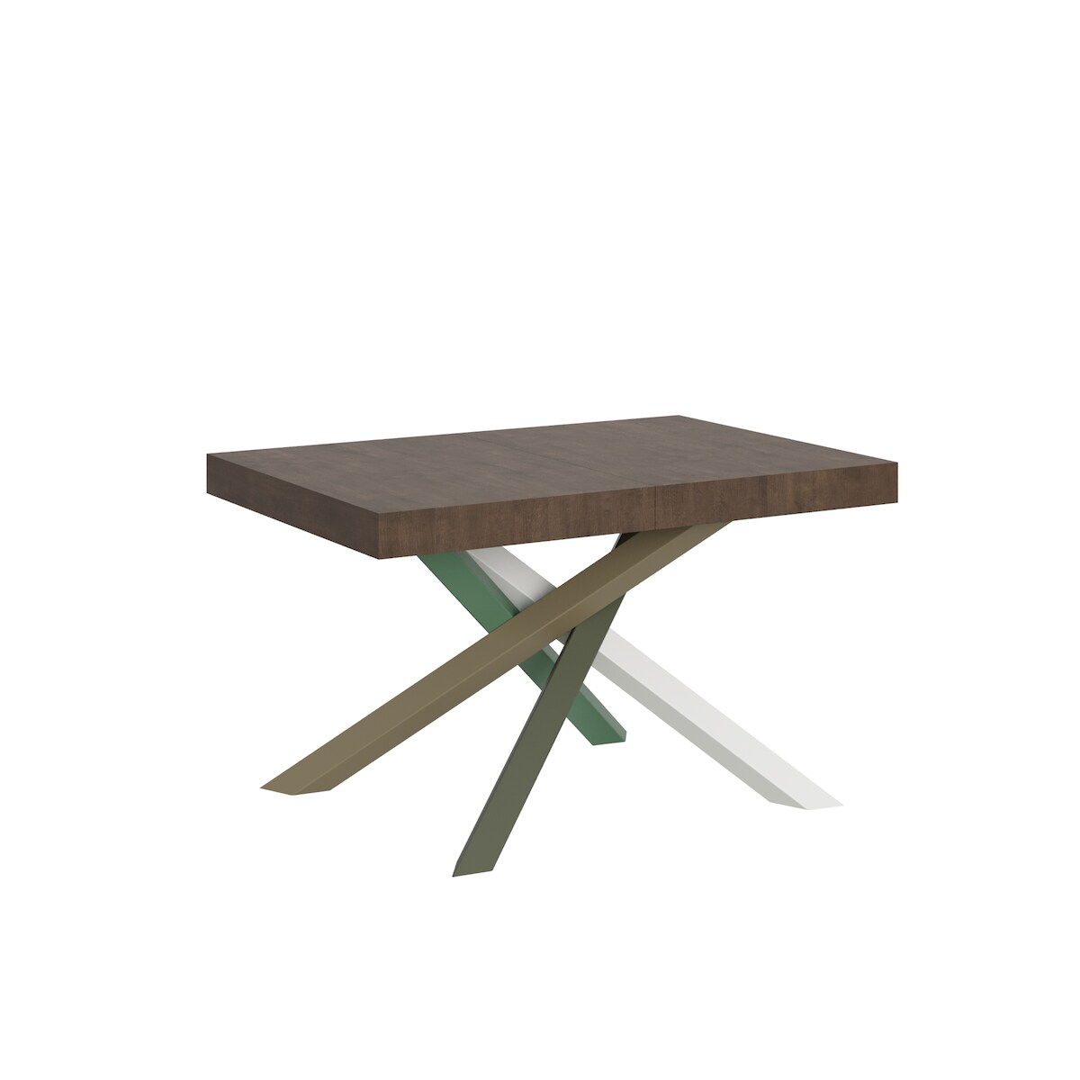 Itamoby Ausziehbarer Tisch 90x130/390 cm Volantis Noce Gestell 4/A Image