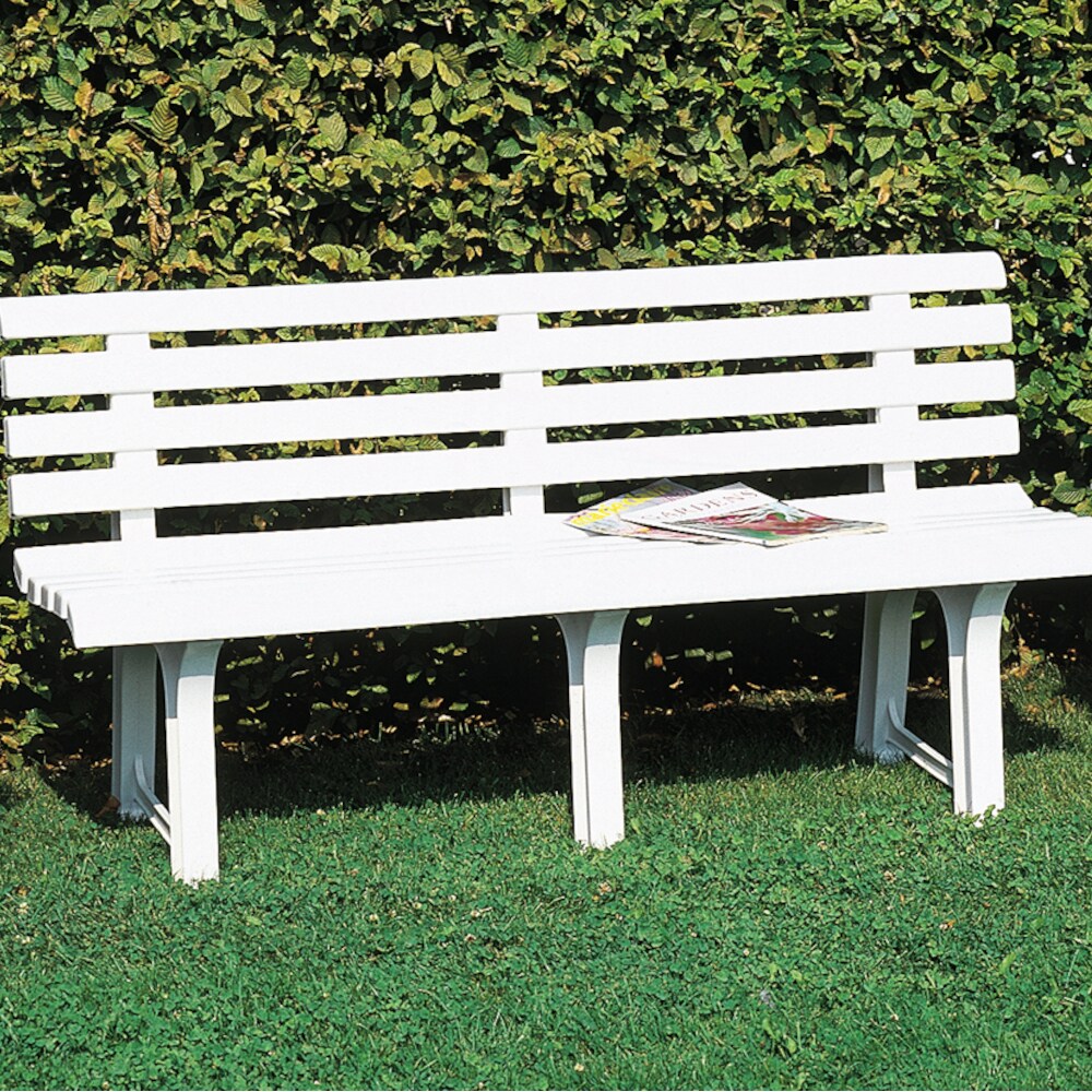 PROGARDEN 3-Sitzer-Bank Orchidea weiß Image