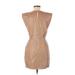 Zara Casual Dress - Mini: Tan Solid Dresses - Women's Size Medium