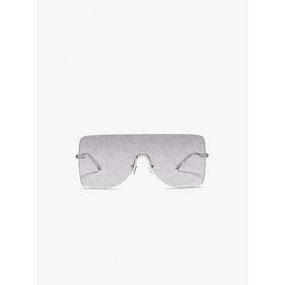 Michael Kors London Sunglasses Silver One Size