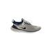 Nike Sneakers: Gray Color Block Shoes - Women's Size 7 1/2 - Almond Toe