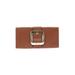 MICHAEL Michael Kors Leather Clutch: Brown Solid Bags