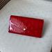 Louis Vuitton Bags | Louis Vuitton Red Sarah Wallet Vernis Patent Leather | Color: Gold/Red | Size: Os