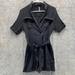 Free People Tops | Free People Shirt Dress Women Extra Small Black Button Down Pockets Outdoors | Color: Black | Size: Xs