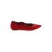 BP. Flats: Red Solid Shoes - Women's Size 9 - Pointed Toe