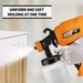 9.4in X 9.4in 30oz Paint Sprayer Hvlp Electric Spray 2 Spray Nozzles In 3 Spray Patterns