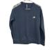Adidas Tops | Adidas Slate Blue Crewneck Sweatshirt | Color: Blue/White | Size: L