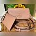 Tory Burch Bags | $298 Toryburch Women’s Thea Pebbled Leather Crossbody W/Flat Wallet | Color: Gold/Pink | Size: 7.75" (W) X 4.75" (H) X 1.25" (D)