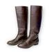 J. Crew Shoes | J. Crew Women's Riding Boots Size 6.5 Chocolate Brown Leather Tall Knee High | Color: Brown | Size: 6.5