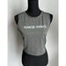 Nike Tops | Nike Pro Gray Dri Fit Tank Top Sz M | Color: Gray | Size: M