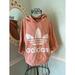 Adidas Tops | Adidas Trefoil Logo Hoodie Sweatshirt Womens S Coral Pink | Color: Pink | Size: S