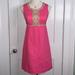 Lilly Pulitzer Dresses | Lily Pulitzer Pink And Gold Sleeveless Dress | Color: Gold/Pink | Size: 00