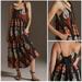 Anthropologie Dresses | Anthropologie Ikat Printed Tank Summer Dress | Color: Black/Orange | Size: S