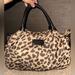 Kate Spade Bags | Euc, Kate Spade Large Leopard Print Weekender Shoulder Bag With Drawstrings | Color: Brown/Tan | Size: Os