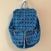 Nike Bags | Nike Women’s Mini Backpack Blue Geometric Pattern Toggle Snap Zipper Closure | Color: Blue | Size: Os