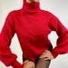 Urban Outfitters Sweaters | Cherry Red Urban Outfitters Slightly Cropped Turtleneck Sweater | Color: Red | Size: S