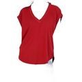 Free People Tops | Free People Women’s Run Around Crew Neck Top Size S | Color: Red | Size: S