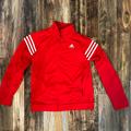 Adidas Jackets & Coats | Boys Adidas Xl 18-20 Red Track Jacket. Zip Up With Pockets. | Color: Red | Size: Xlb
