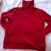 Athleta Sweaters | Athleta Oversized Turtleneck Pullover. Size M. | Color: Red | Size: M