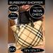 Burberry Bags | Burberry Nova Check Shopper/Footed Totehuge!Pvc/Leather W/Pouchhot Item! | Color: Black/Tan | Size: Huge! 19”X 13”X7” Body