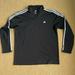 Adidas Shirts | Adidas Original Mens 1/4 Zip Training 3-Stripes Black White Pullover Size 2xl | Color: Black/White | Size: Xxl