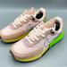 Nike Shoes | Nike Fontanka Waffle Sneakers In Oxford Pink/Lilac Green Size 8 Women’s | Color: Green/Pink | Size: 8