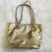 Michael Kors Bags | Mk Michael Kors “Jet Set” Gold Patent Leather Carryall Bag | Color: Gold | Size: Os